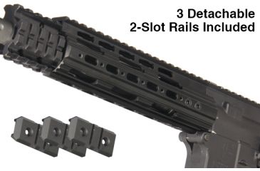 Image of Leapers UTG PRO AR15 Carbine 7&quot; Super Slim Free Float Handguard w/ Single Extended Top Rail MTU005SS