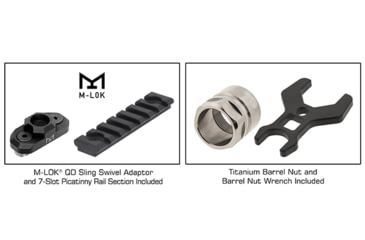 Image of Leapers UTG PRO Forerunner 10in M-LOK Free Float Handguard, Black, MTU045SPM