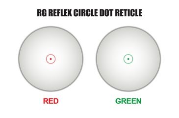 Image of Leapers UTG Reflex Sight Red Green Circle Dot Reticle, EDEMO1