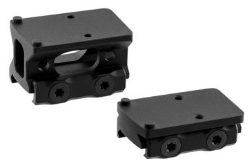 Image of Leapers UTG Super Slim Picatinny RMR Mount 2 in 1 Combo, Black MT-RMRKIT