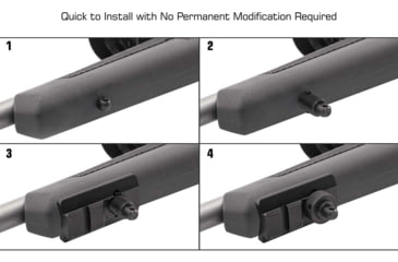 Image of Leapers UTG Swivel Stud to Picatinny Adaptor Kit, Black, TL-BPAD1