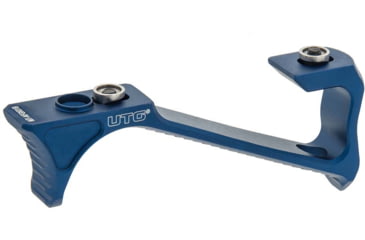 Image of Leapers UTG Ultra Slim Angled Foregrip, Keymod, Matte Blue, MT-AFGK01B