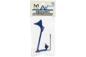 Image of Leapers UTG Ultra Slim Angled Foregrip, M-LOK, Matte Blue, MT-AFGM01B