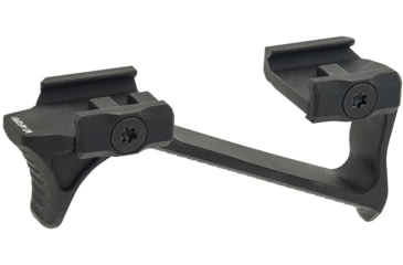 Image of Leapers UTG Ultra Slim Angled Foregrip, Picatinny, Matte Black, MT-AFGP01