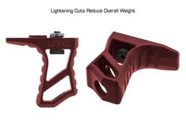 Image of Leapers UTG Ultra Slim Handstop, KeyMod, Red TL-HSK01R