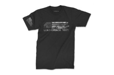 Image of Leatherback Gear USA Shirt T-Shirt - Men's, Extra Large, Black, LBG009BLKXLGTS