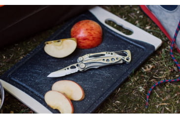 Image of Leatherman Skeletool Multi-Tool, 2.6in, 420HC Stainless Steel Clip Point Blade, Stainless Steel Handle, 830845