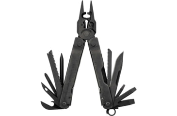 Image of Leatherman Supertool 300 EOD Black Oxide Multitool, Sheath, Molle, Brown Box, 831362