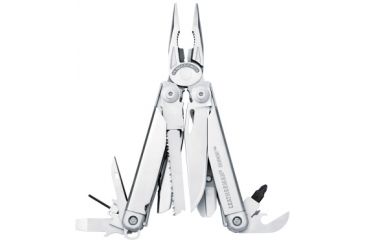 Image of Leatherman Tools Surge Multi-Tool - Stainless Steel Finish, Leather Sheath 830158
