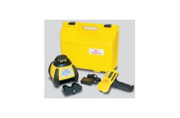 Image of Leica Geosystems 6000736 Rugby 50 GC Construction Laser Package: Rod-Eye Mini, Re-chargeable Batteries