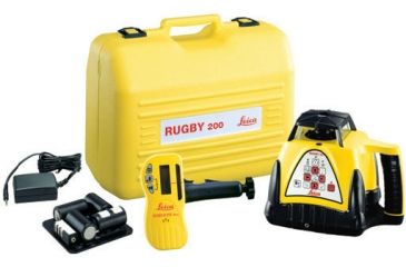 Image of Leica Geosystems Rugby 200 Class IIIa Basic Package w/ Alkaline Batteries &amp; Standard Carrying Case 740240