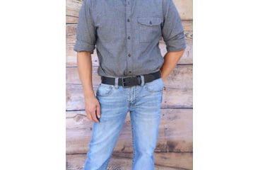 Image of Lejon Ranchero Leather Belt - Mens, Black, 36, VA-80071-36