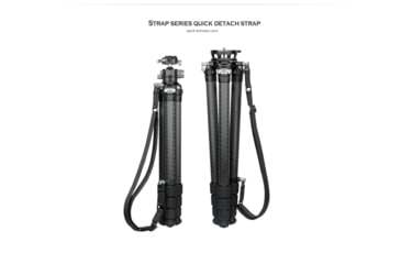 Image of Leofoto 32LS Push Button Quick Detach Modular Tripod Strap, Black, Strap-32LS