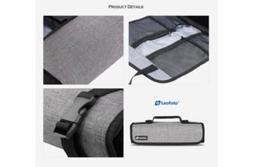 Image of Leofoto AC-1 Multi-Functional Mini Digital Storage Bag, Black, AC-1