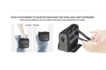 Image of Leofoto AC-2 Multi-functional Camera Messenger Waterproof Bag, Black, AC-2