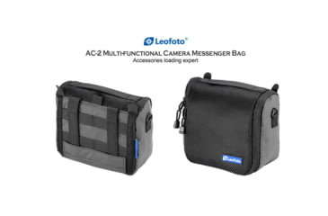Image of Leofoto AC-2 Multi-functional Camera Messenger Waterproof Bag, Black, AC-2