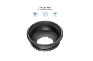 Image of Leofoto Gitzo 5 Series and LM/N-4 Series BA-100 100mm Half-Bowl Video Head Adapter, Black, BA-100