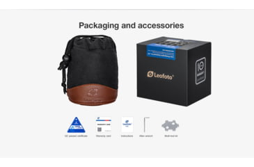 Image of Leofoto HB-70 70mm Pro Heavy-Duty Ball Head w/Quick Release Plate &amp; Case, Black, HB-70