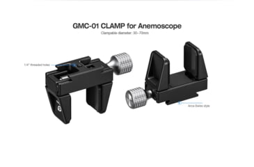 Image of Leofoto Kestrel Weather Meter AM-7 Magic Arm/MC-60 Clamp/GMC-01 Clamp Set, Black, AM-7+MC-60+GMC-01