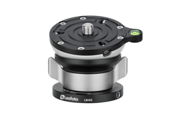 Image of Leofoto LB-65LRC Leveling Head w/ Butterfly Handle, Black, LB-65