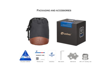 Image of Leofoto LH-30 Low Profile Ball Head &amp; QR Plate. Arca, Black, LH-30