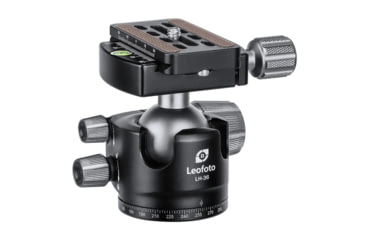 Image of Leofoto LH-36 Low Profile Ball Head &amp; QR Plate, Arca, Black, LH-36