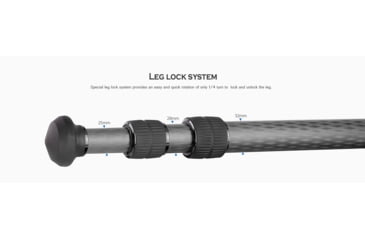 Image of Leofoto LS-323C X Version Ranger Series Tripod, Black, LS-323CX