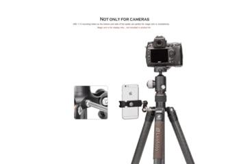 Image of Leofoto LX-255CT/XB-32 Reversible Travel Tripod w/ Ball Head Set, Black, LX-255CT+XB-32