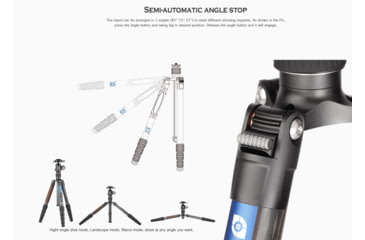 Image of Leofoto LX-255CT/XB-32 Reversible Travel Tripod w/ Ball Head Set, Black, LX-255CT+XB-32