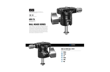 Image of Leofoto MBC-22 Mini Ball Head for FDM-05 Table, Arca Compatible, Black, MBC-22