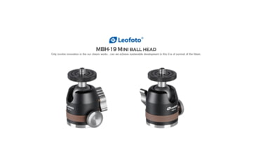 Image of Leofoto MBH-19 Micro/Mini Ball Head, Black, MBH-19