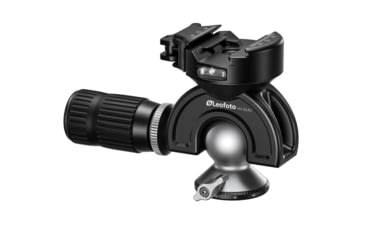 Image of Leofoto MH-35LRC Lever-Release Hybrid Clamp Panning Dynamic Head /w Handlebar Control, Arca/Picatinny, Black, MH-35LRC