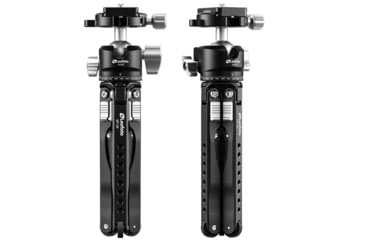 Image of Leofoto MT-04/LH-30 Folding Aluminum Mini Tripod w/ Ball Head Set and Bag, Black, MT-04+LH-30