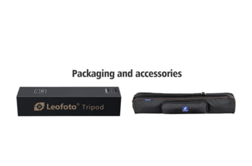 Image of Leofoto SA-363CX/MG-40X Outdoors Tripod w/ Rapid Lock Ballhead, Black, SA-363CX+MG-40X