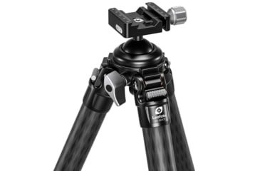 Image of Leofoto SK-324CLX Long Outdoors Tripod w/ Integrated Knob-Control Ballhead, Black, SK-324CLX