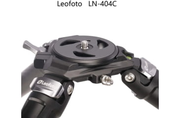Image of Leofoto TP-75 3/8'' Flat Top Plate Adapter for 75mm Bowl, Black, TP-75