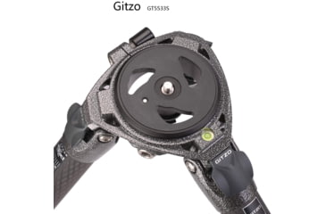 Image of Leofoto TP-75 3/8 Flat Top Plate Adapter for 75mm Bowl, Black, TP-75