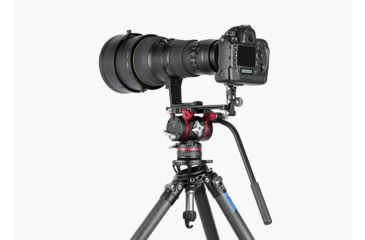 Image of Leofoto YB-100LP Leveling Base w/ Handle for 100mm Bowl - 3/8, Black, YB-100LP