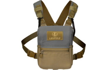 Image of Leupold Magnetic Enclosed Binocular Harness, Tan/Grey, 185628