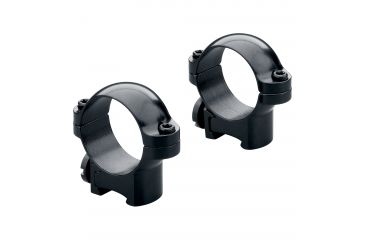 Image of Leupold RM Rimfire No Tap Rings, 13mm, 0.72in Height, 1in Tube, Glossy Black, Low, 49949