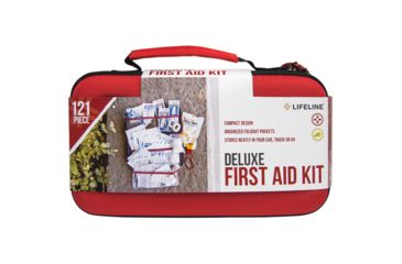 Image of Lifeline Hrdshll Firstaid Kit, Dlx, 121pc, 4406