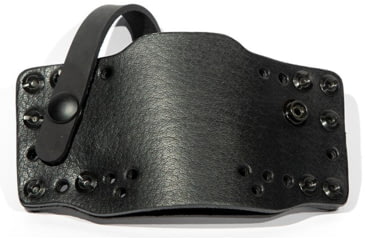 Image of Limbsaver Cross-Tech Clip-On Leather Holster, w/Strap, Black, 12563