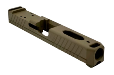 Image of Live Free Armory LF19 Combat Slide with RMR Cut &amp; Integrated Compensator, Glock 19 Gen 3, OD Green, G319CC395031F