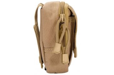 Image of Loaded Gear CX-800 Accessory Pouch, Dual Zipper Design, Compatible w/ Molle System, Dark Earth BI12632