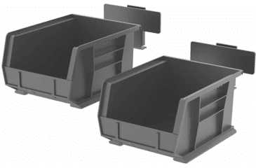 Image of Lockdown SecureWall Bin Hanger, Black, 1196114