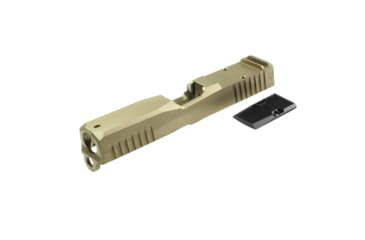 Image of Lone Wolf Arms Dusk Pistol Slide, G19, 9mm, Gen 3, RMR Cut, Stripped, Flat Dark Earth, Small, LWD-DKSlide19-G3-FDE