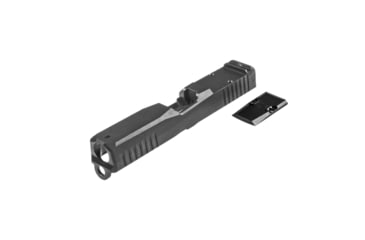 Image of Lone Wolf Arms Dusk Pistol Slide, G19, 9mm, Gen 3, RMR Cut, Stripped, Graphite Gray, Small, LWD-DKSlide19-G3-GG