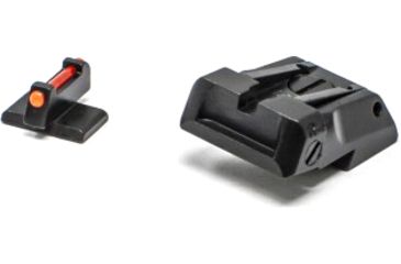 Image of LPA Adjustable Red Front Fiber Optic Sight Set, Rock Island 1911, Black, SPS18RL6F