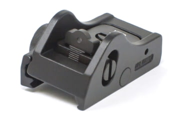 Image of LPA Adjustable Shotgun Rear Sight Picatinny Rail, 2mm Mini Ring, Black, BAR11W+D7