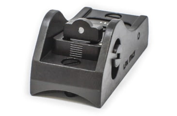 Image of LPA Adjustable Shotgun Rear Sight Screw Down, 2mm Mini Ring, Black, BAR11R+D7